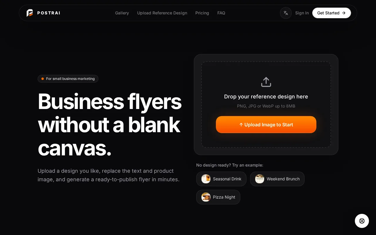 Postrai — preview screenshot