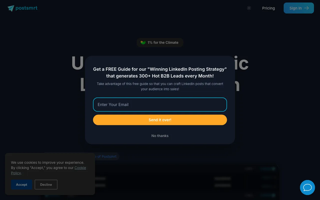 Postsmrt — preview screenshot