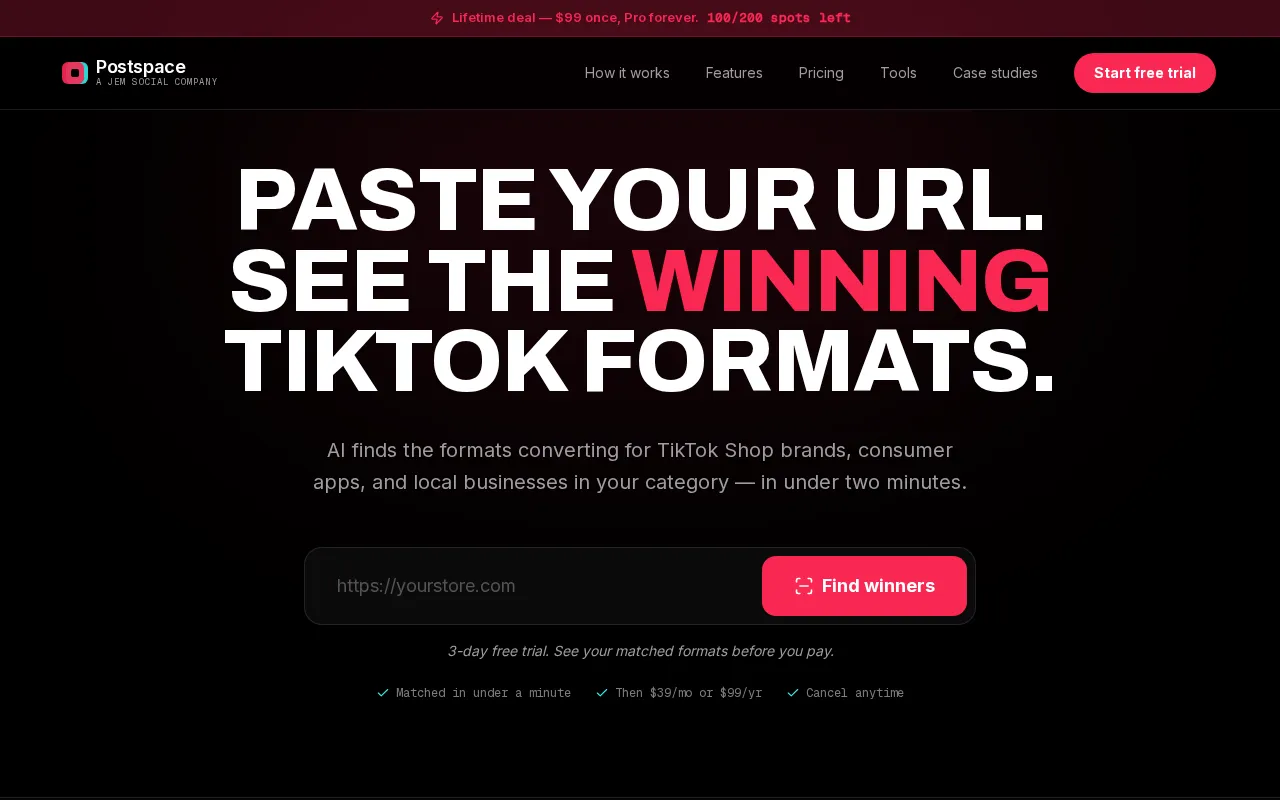 Postspace — preview screenshot