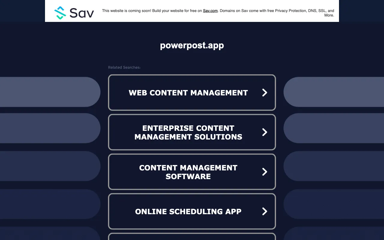 PowerPost — preview screenshot
