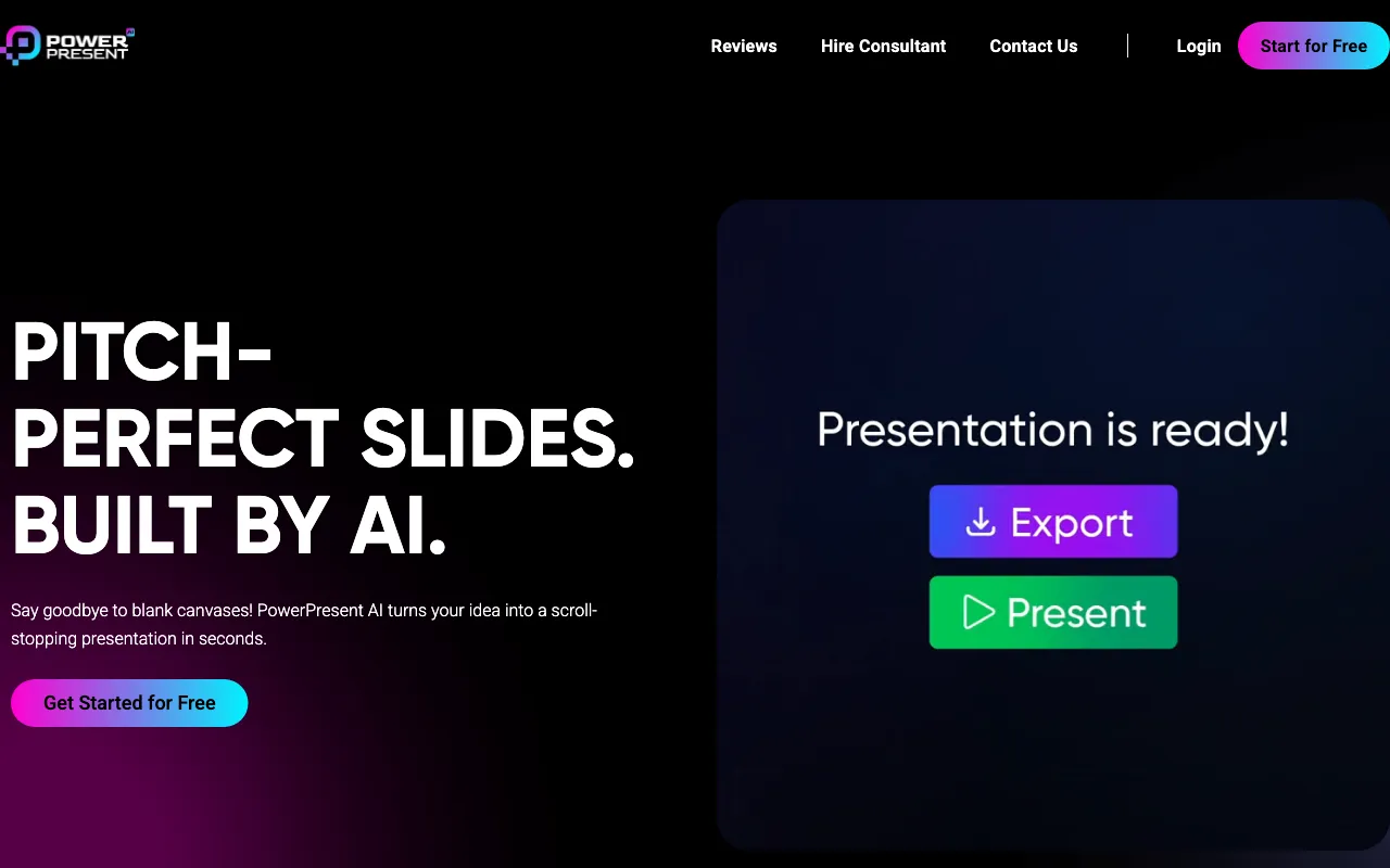 Powerpresent AI — preview screenshot