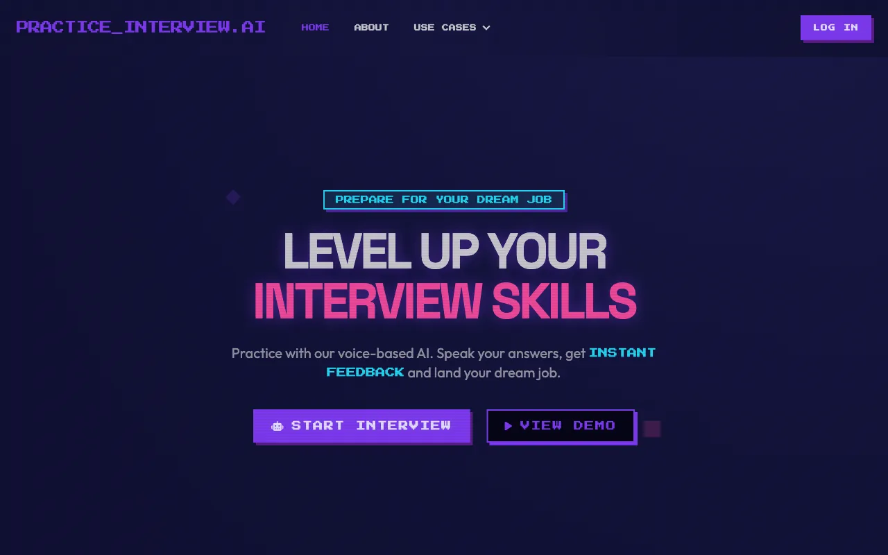 PracticeInterview.ai — preview screenshot