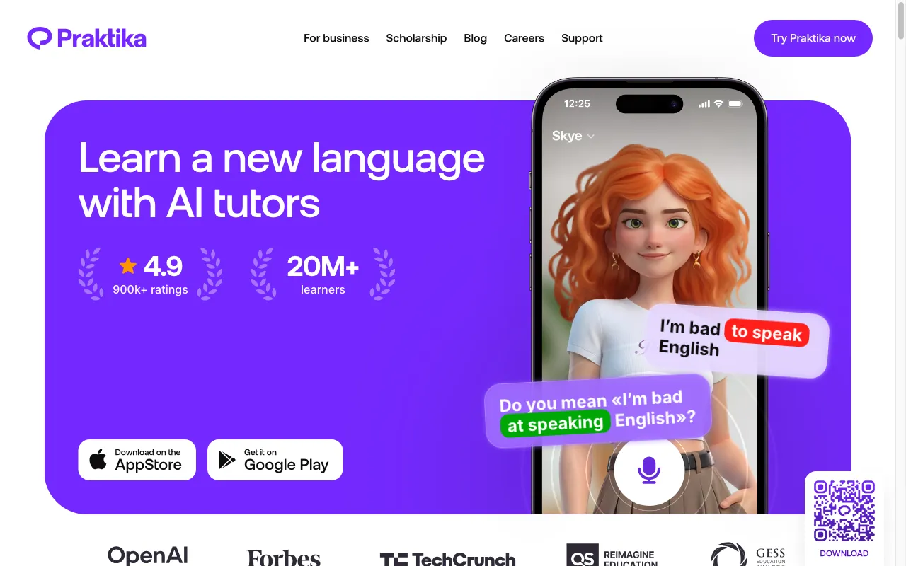 Praktika — preview screenshot