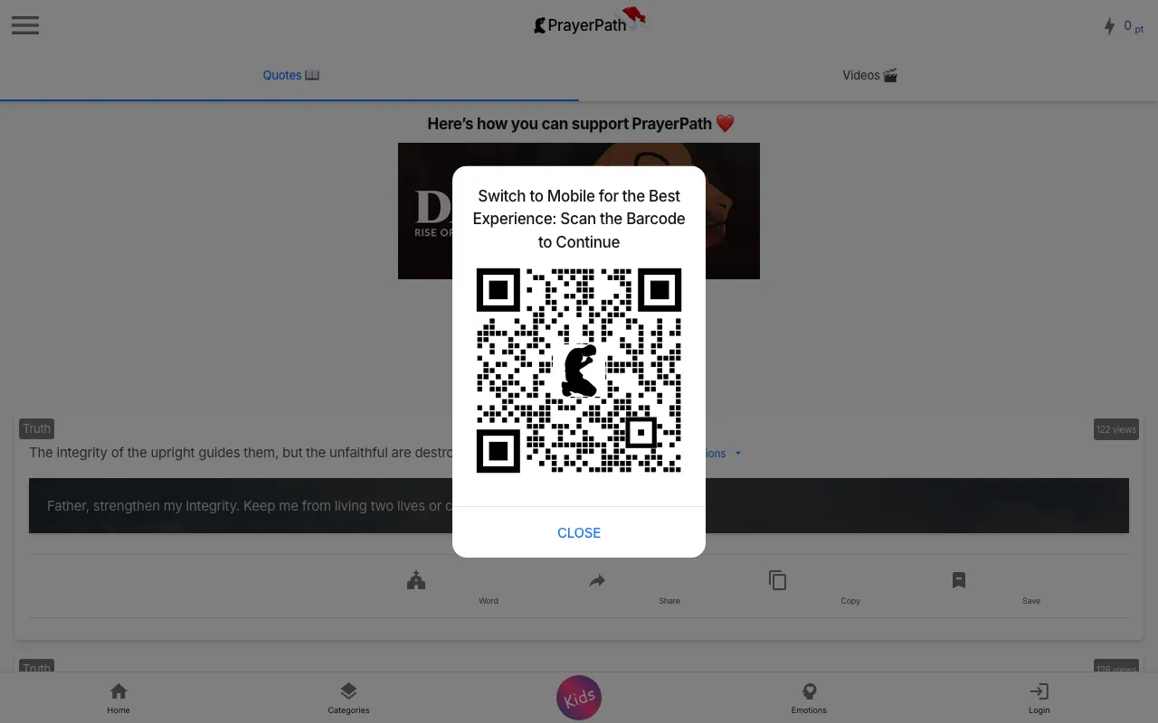 PrayerPath — preview screenshot