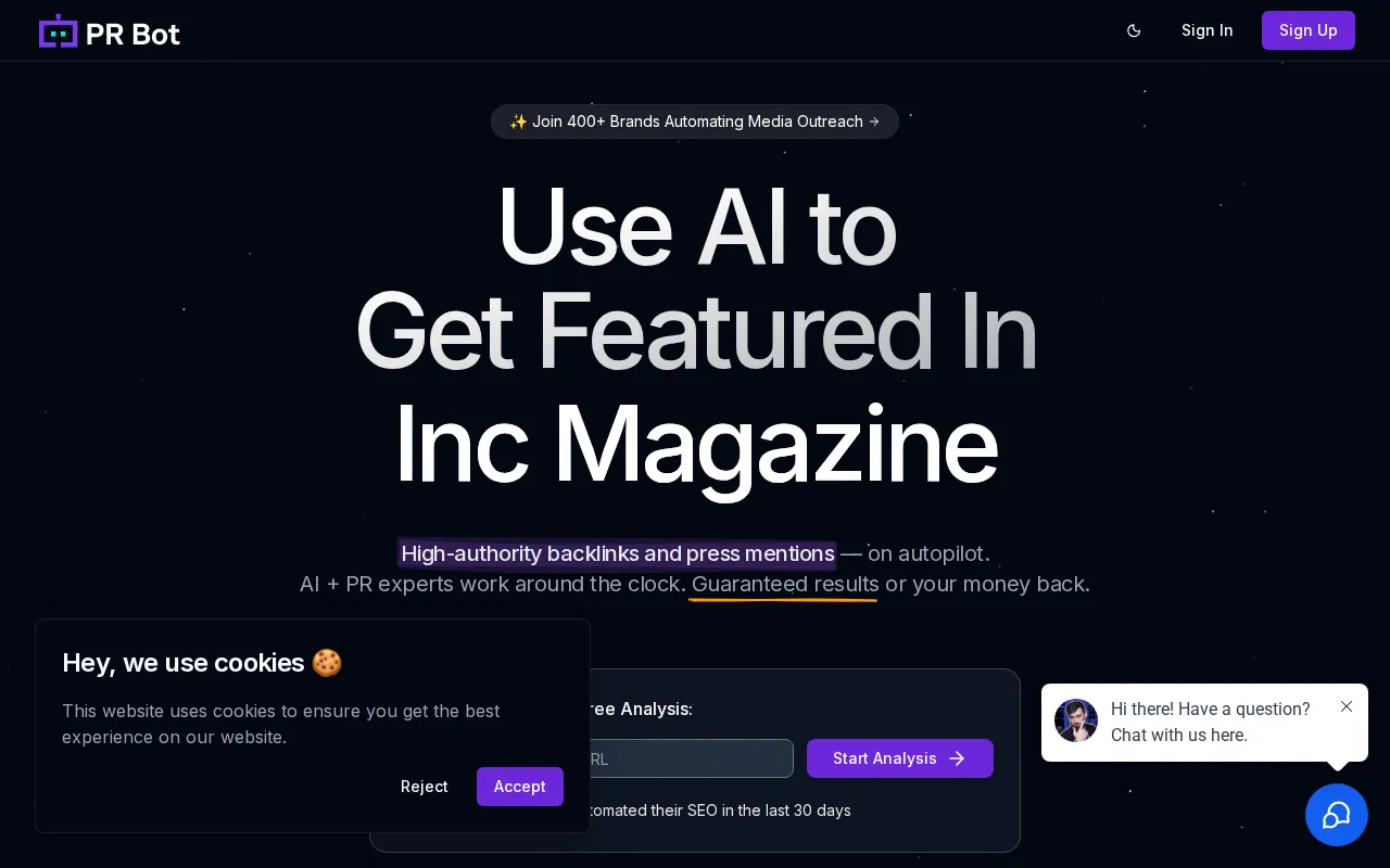 PRBot.ai — preview screenshot