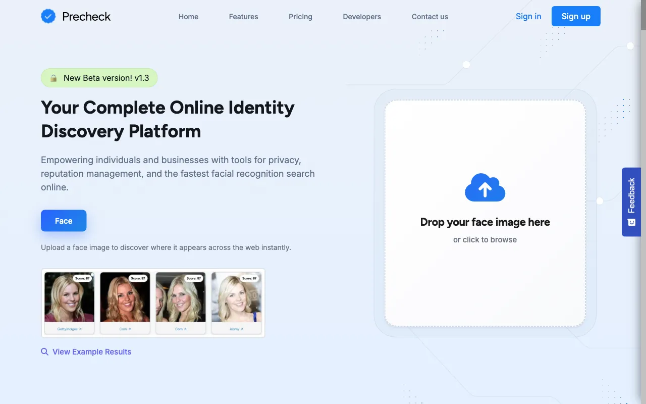 Precheck.ai — preview screenshot