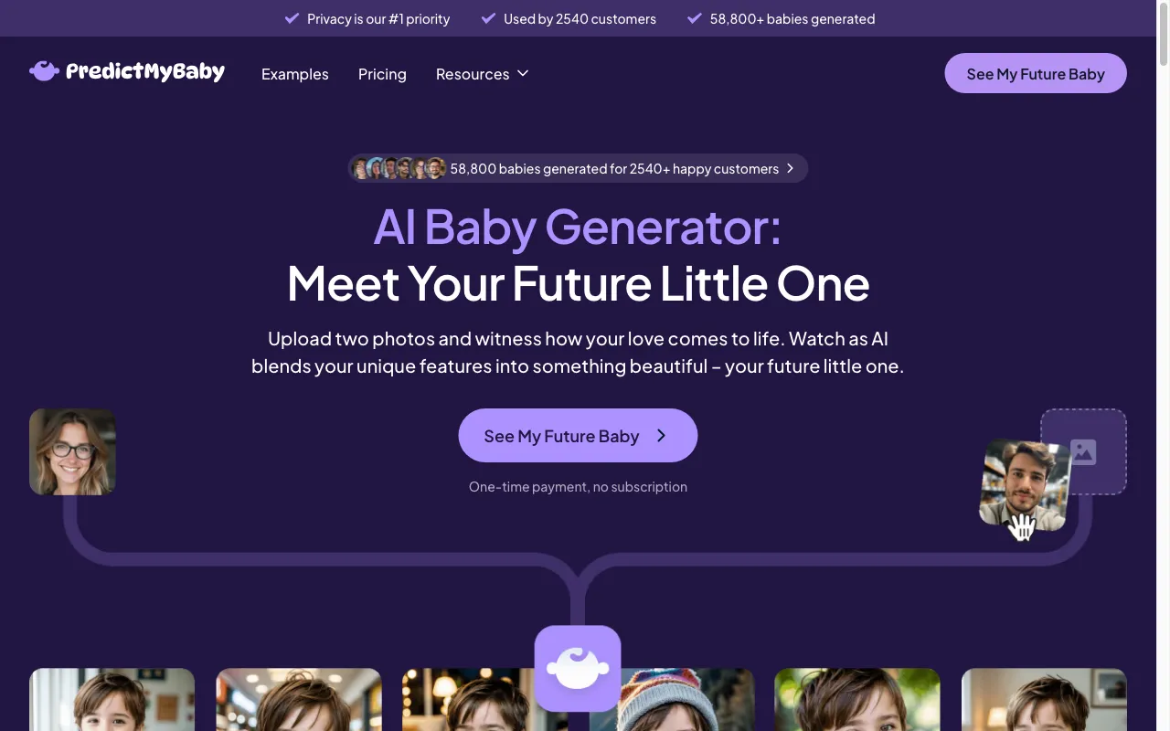 PredictMyBaby — preview screenshot