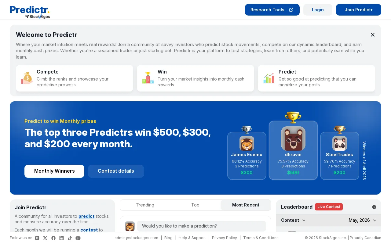 Predictr — preview screenshot