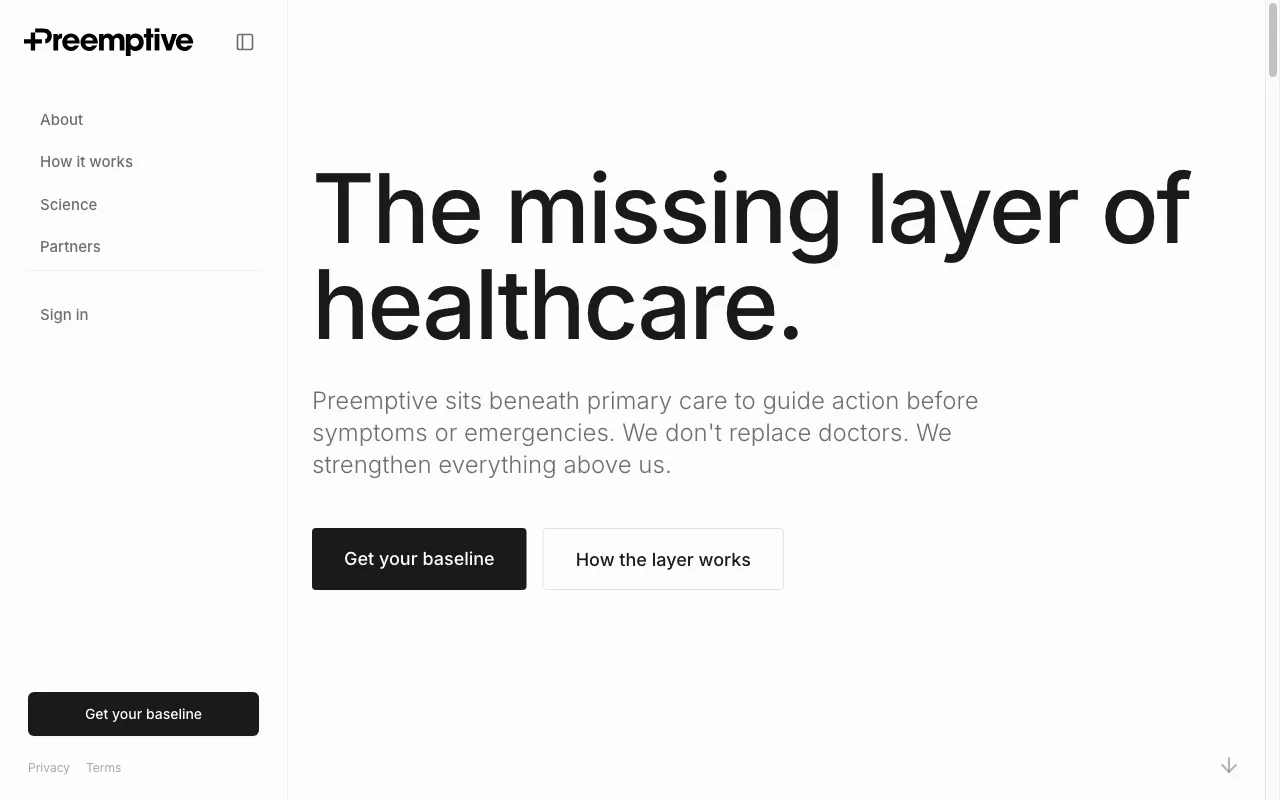 Preemptive AI — preview screenshot