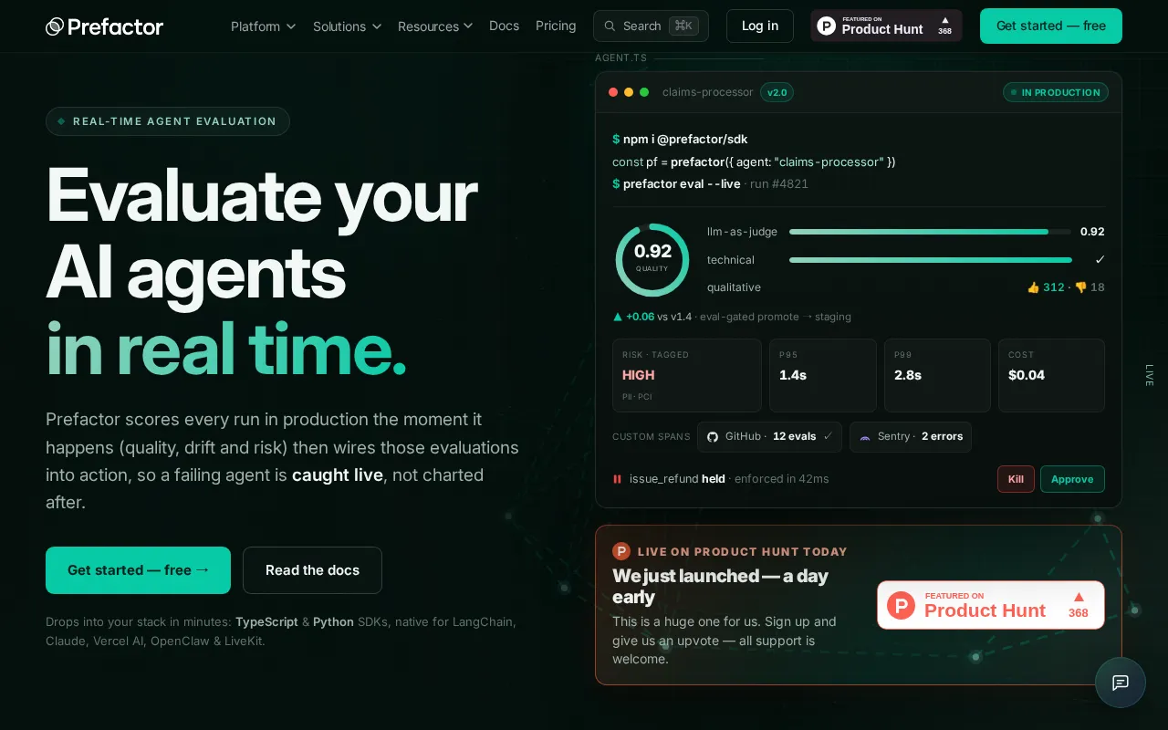 Prefactor — preview screenshot