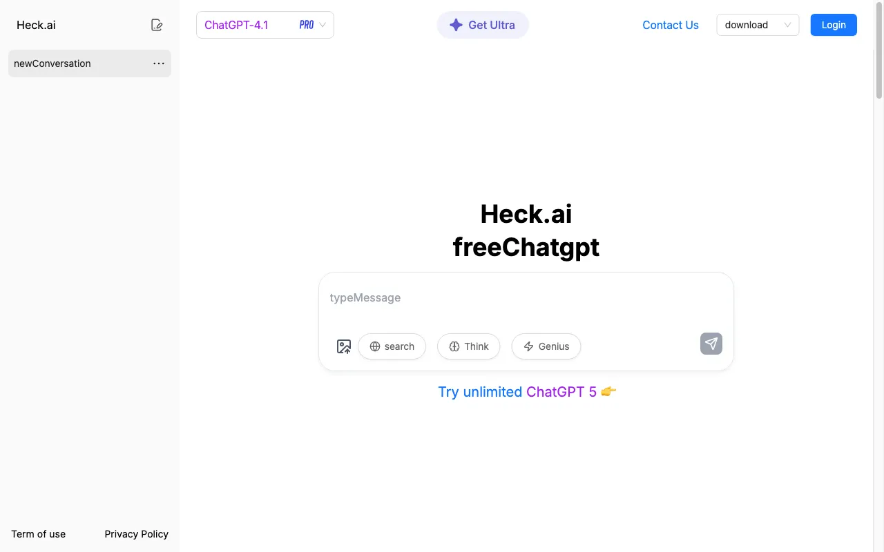 Heck.ai — preview screenshot