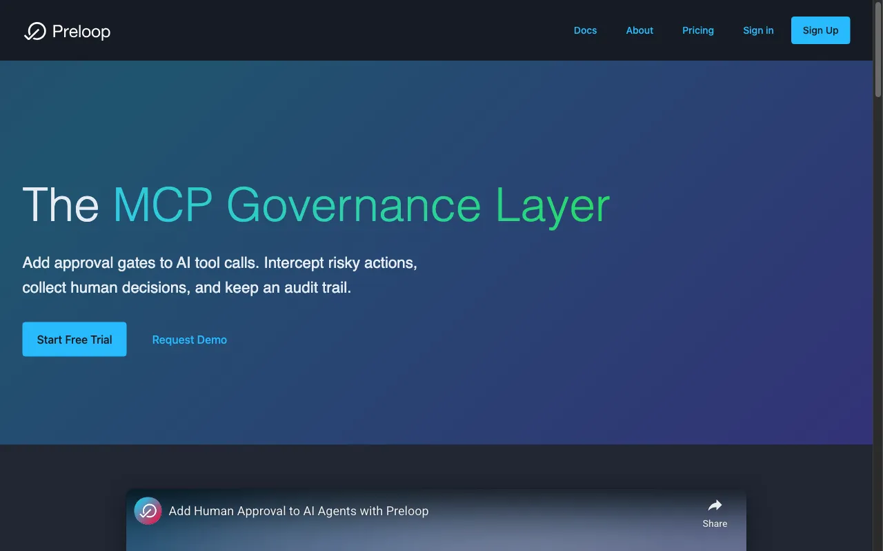 Preloop — preview screenshot