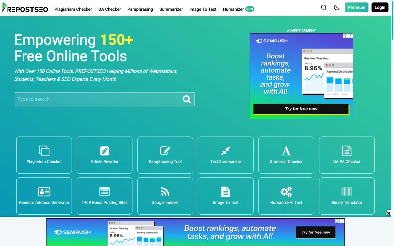 Prepostseo — preview screenshot