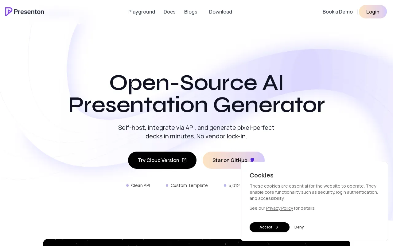 Presenton — preview screenshot