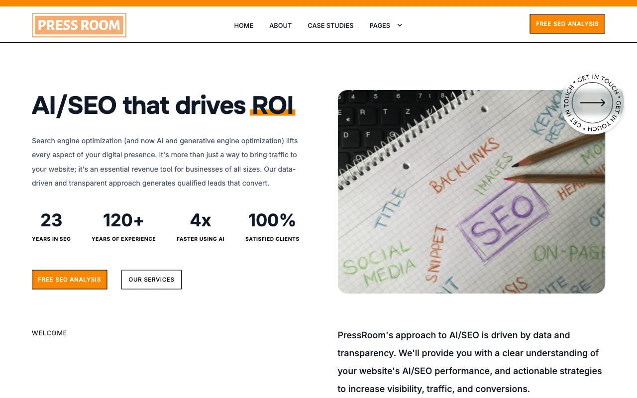 PressRoom.ai — preview screenshot