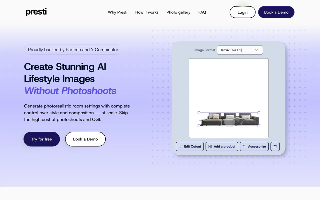 presti.ai — preview screenshot
