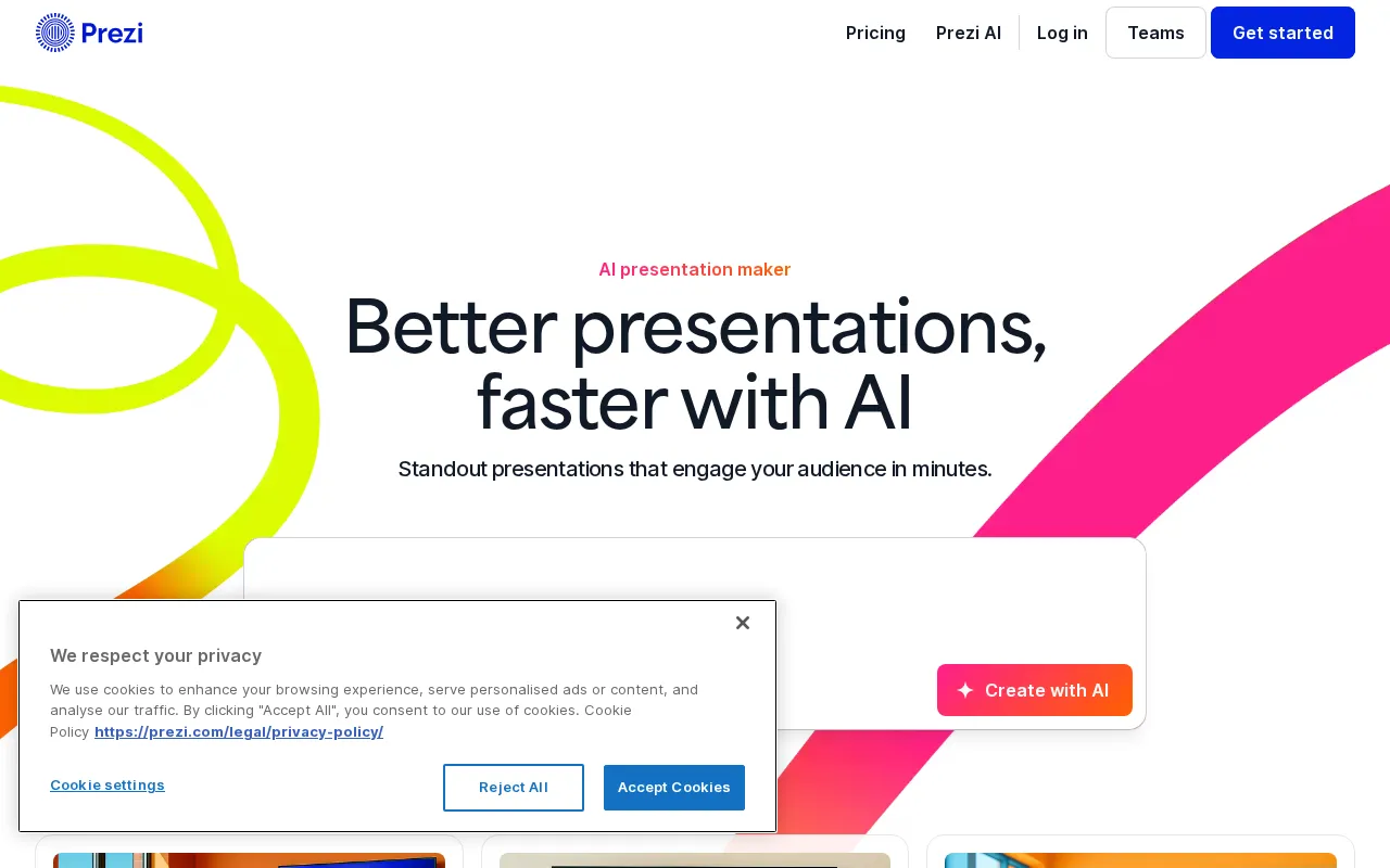 Prezi — preview screenshot