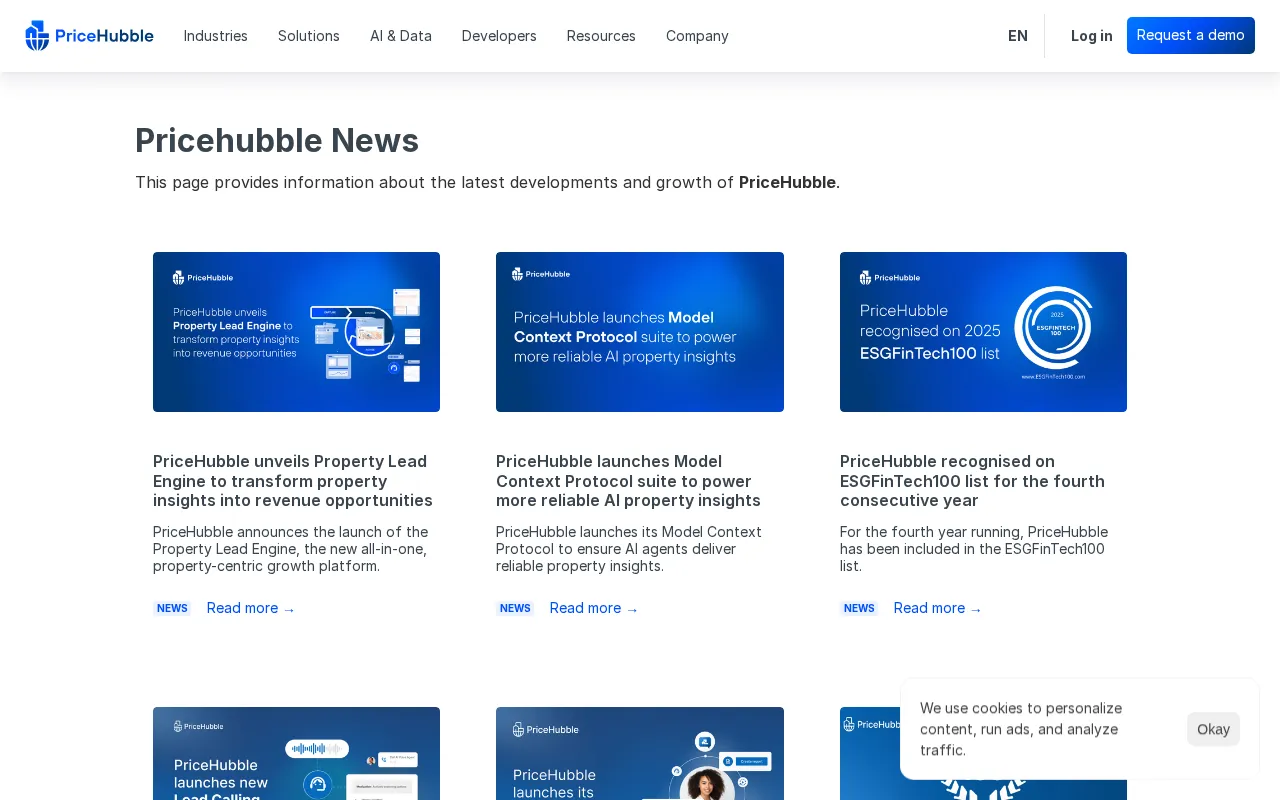 PriceHubble — pricing page