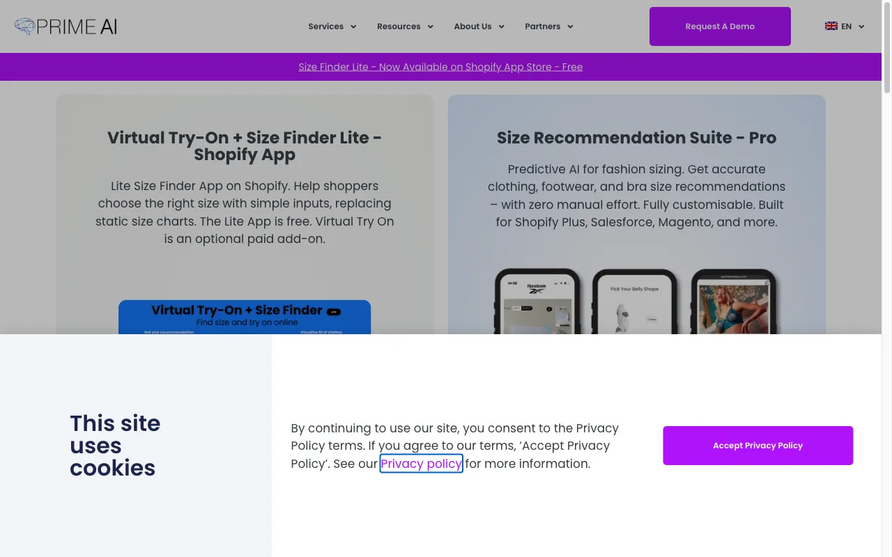 primeai.co.uk — preview screenshot