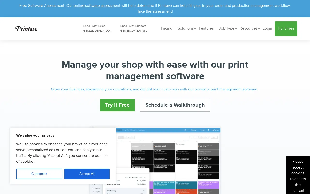 Printavo — preview screenshot