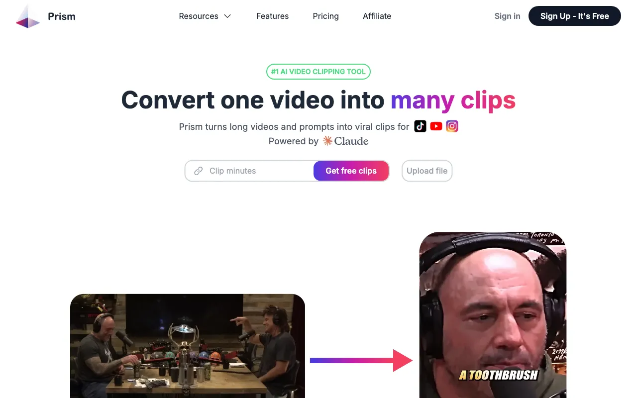 Prism Clips — preview screenshot