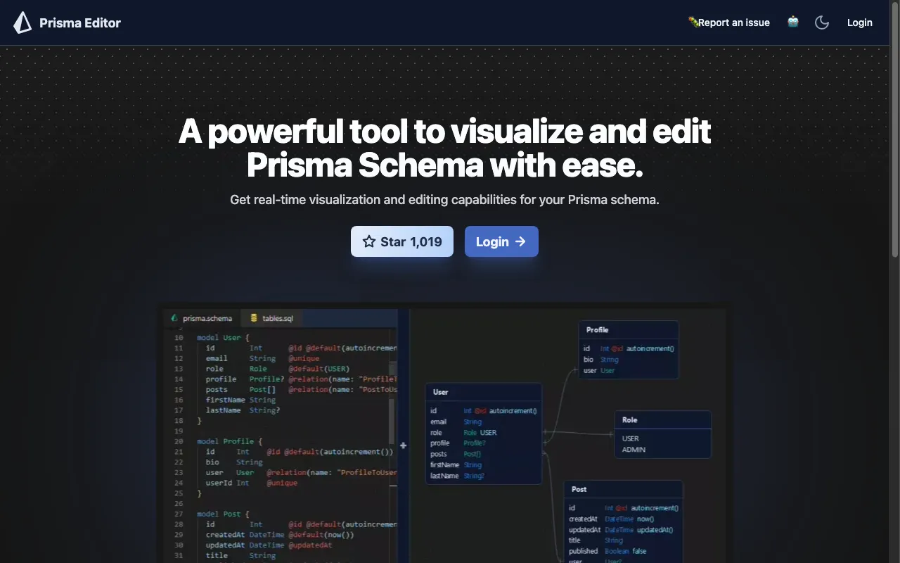 Prisma Editor — preview screenshot
