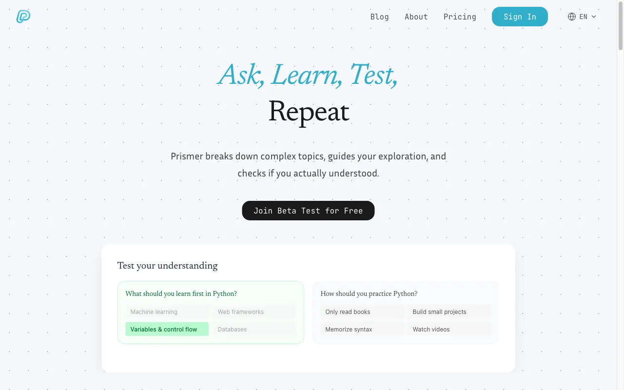 Prismer.AI — preview screenshot
