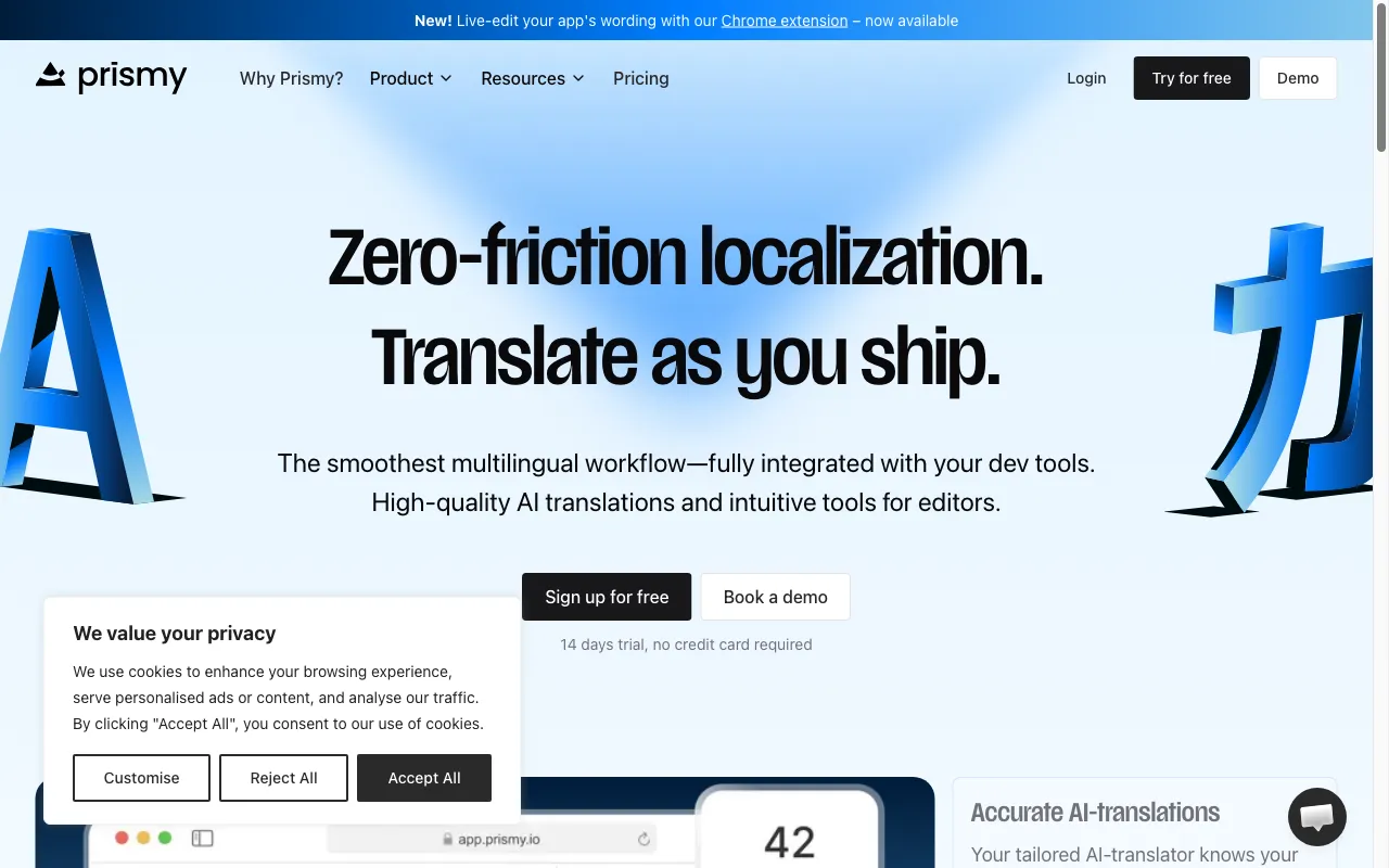 Prismy — preview screenshot