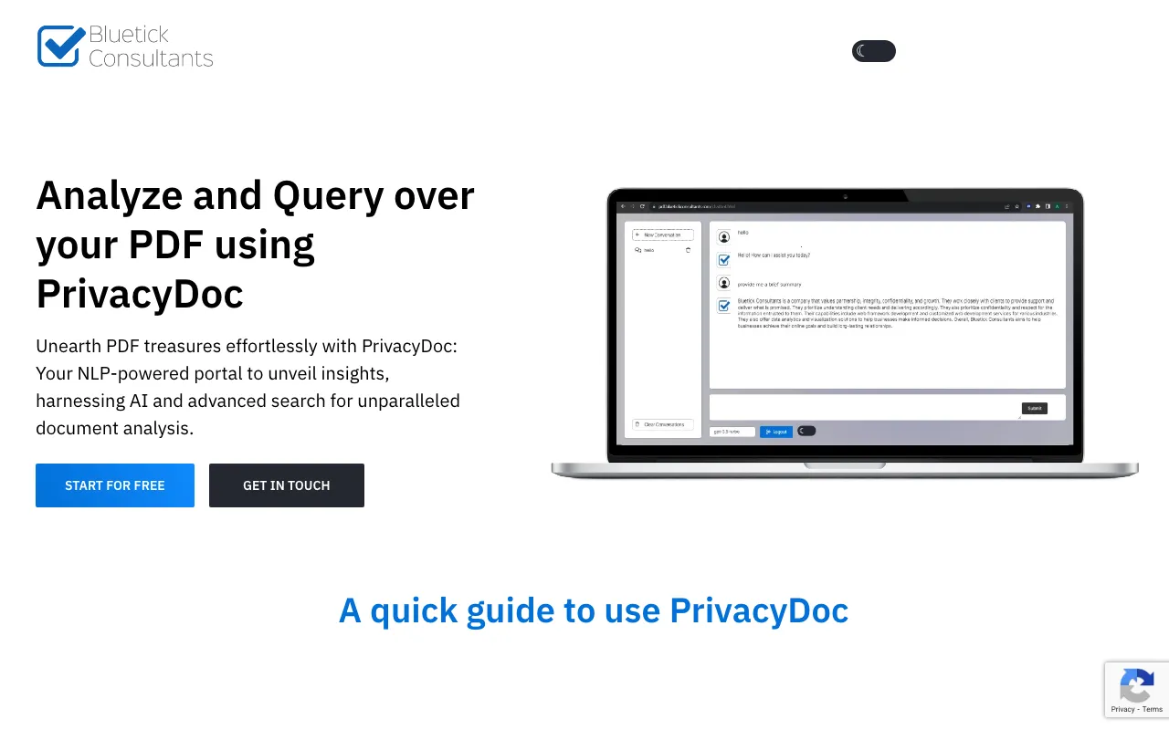 PrivacyDoc — preview screenshot