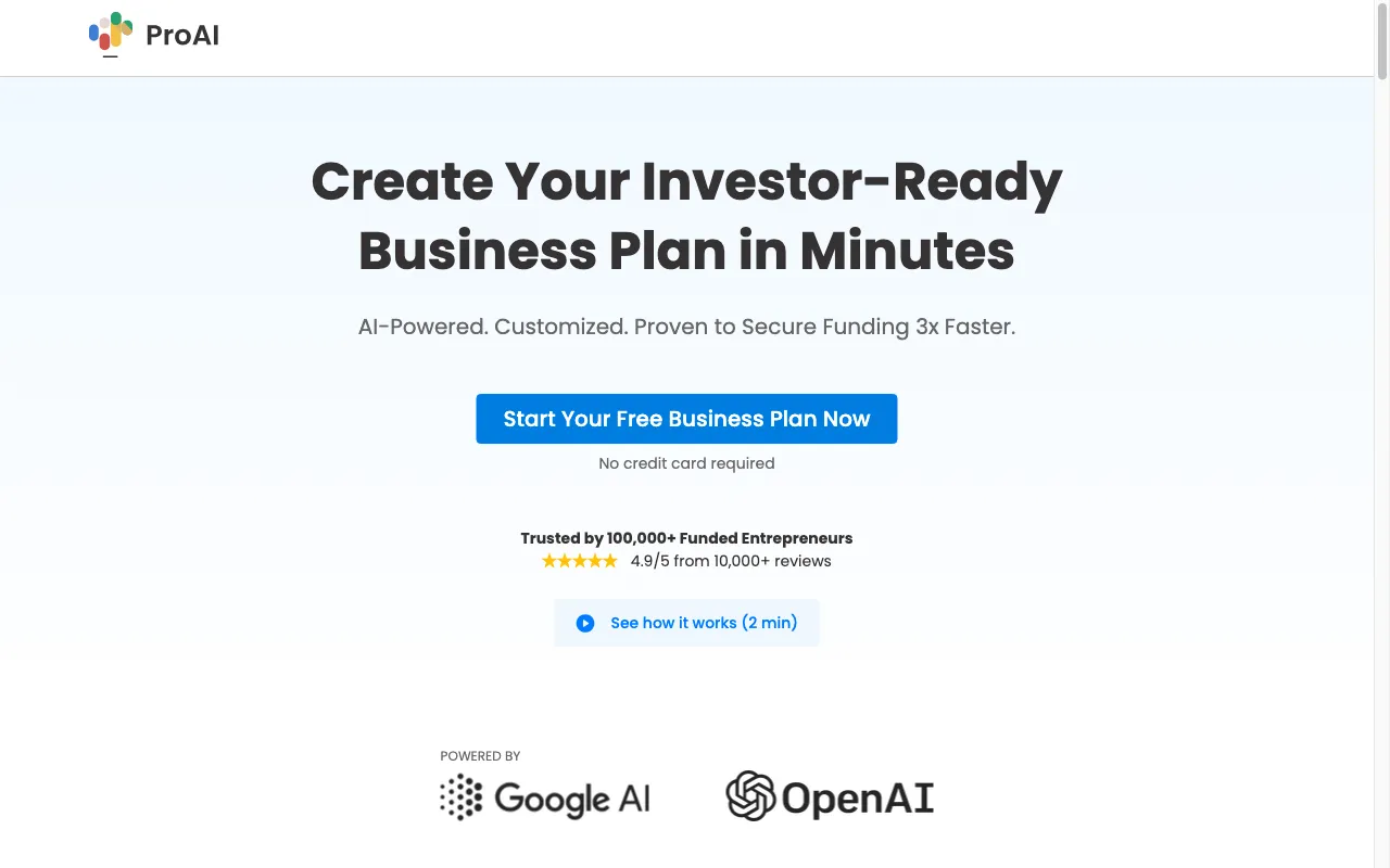 ProAI — preview screenshot
