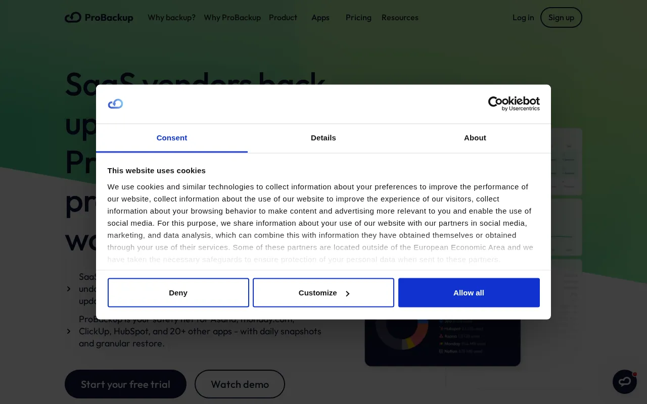 ProBackup — preview screenshot