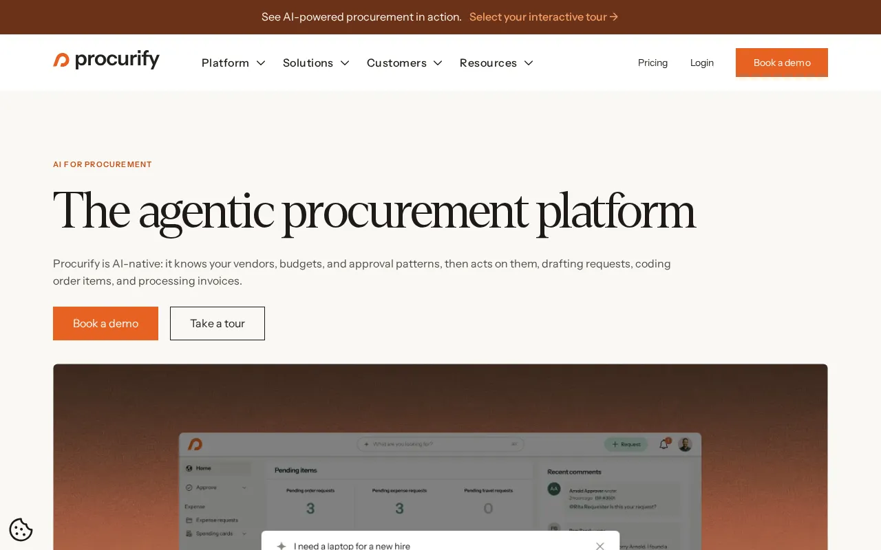 Procurify — preview screenshot