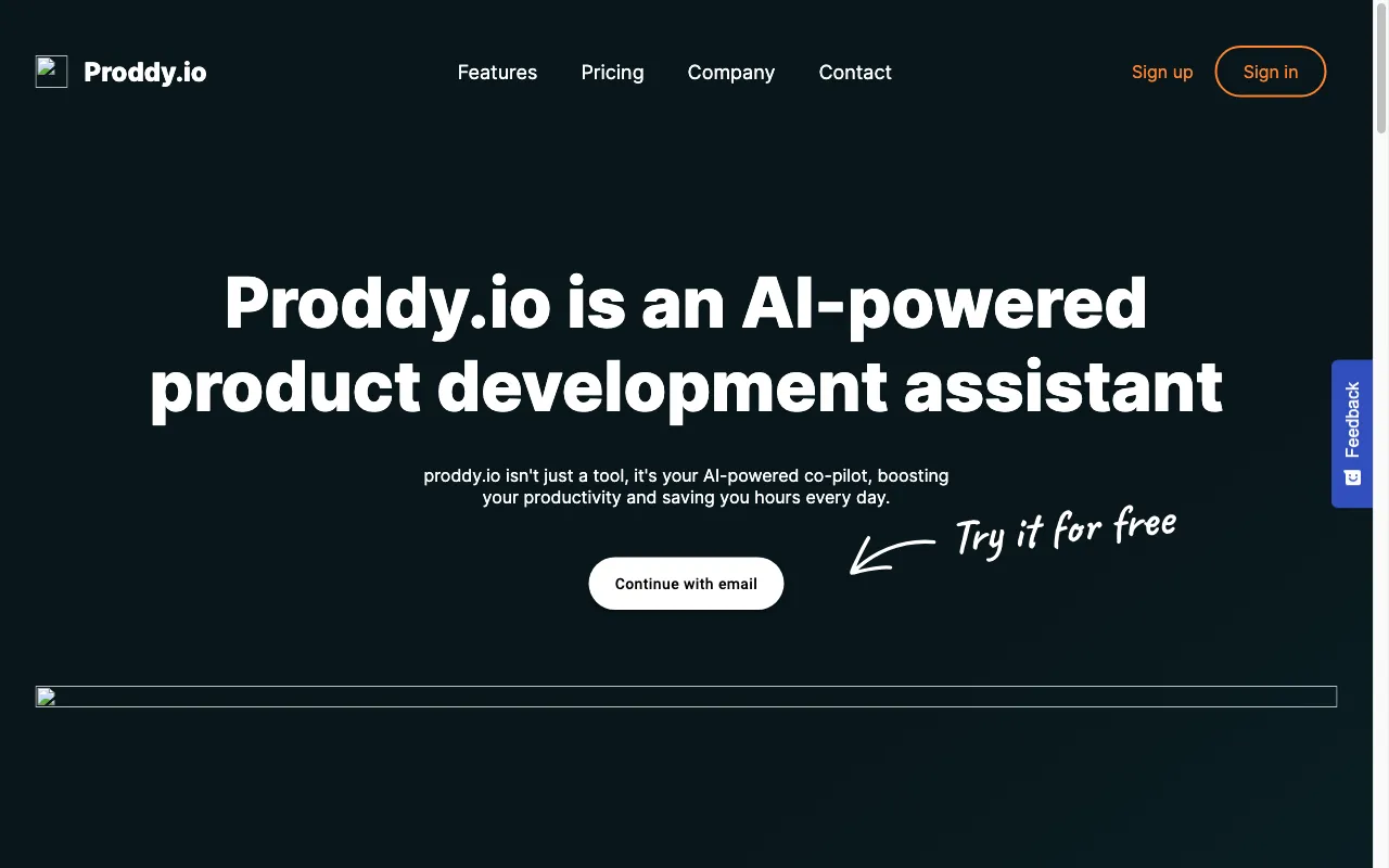 Proddy.io — preview screenshot