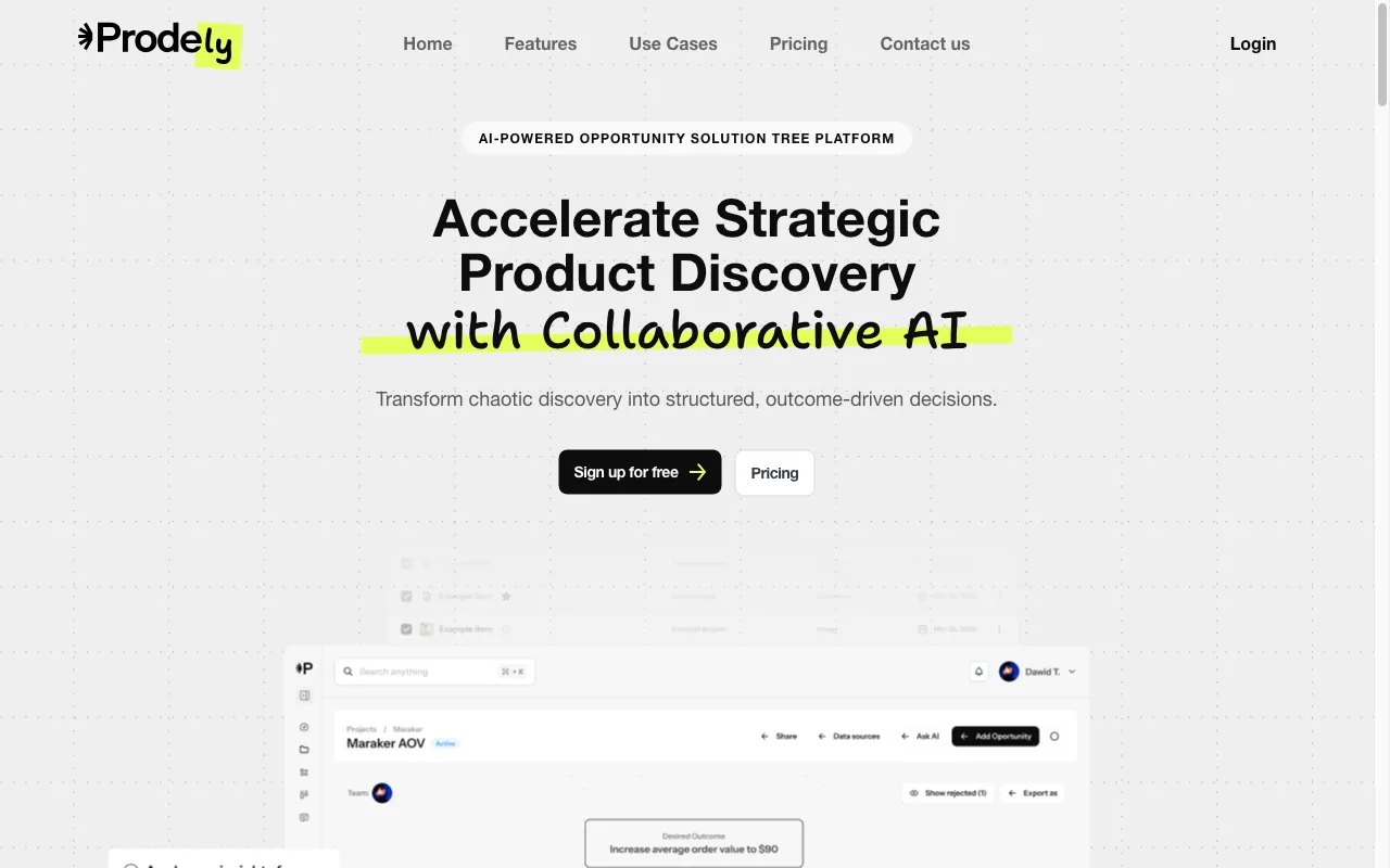 Prodely — preview screenshot
