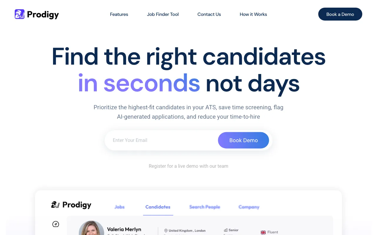Prodigy AI — preview screenshot