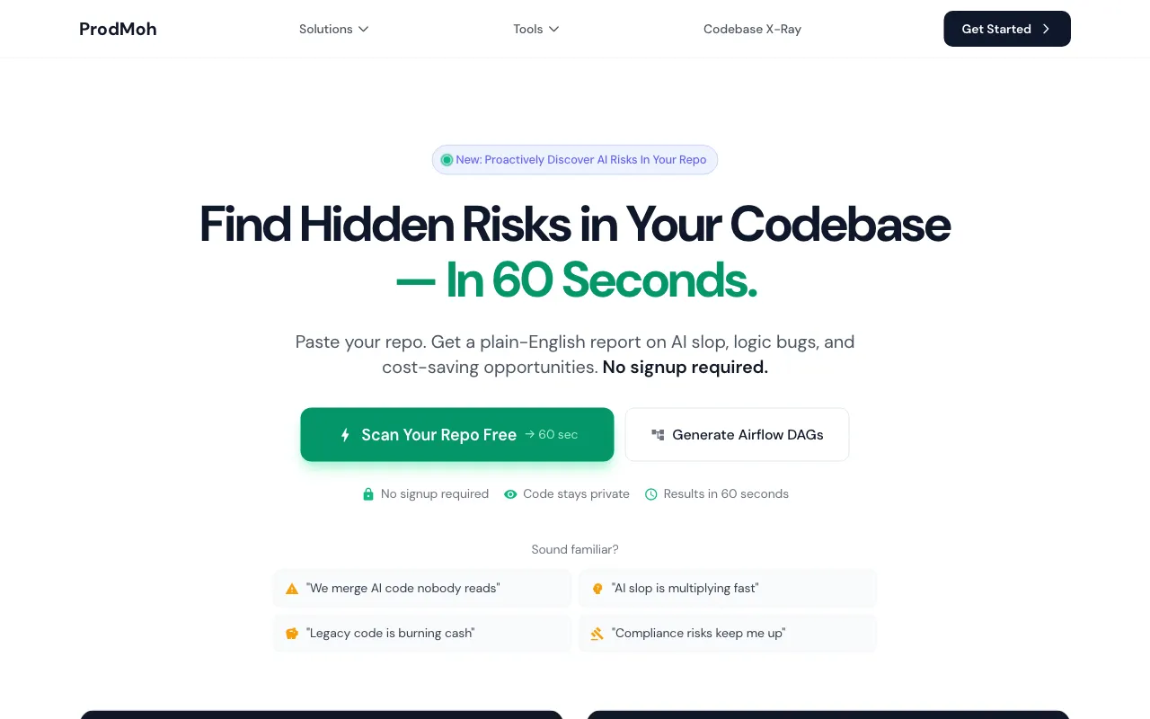ProdMoh AI — preview screenshot