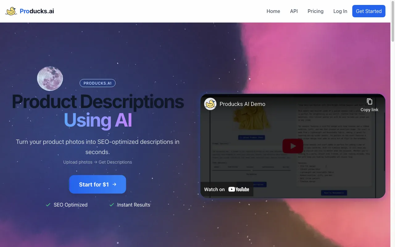 Producks AI — preview screenshot
