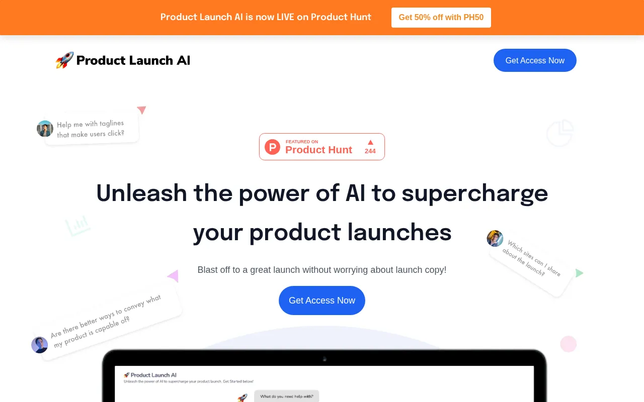 Product Launch AI — preview screenshot