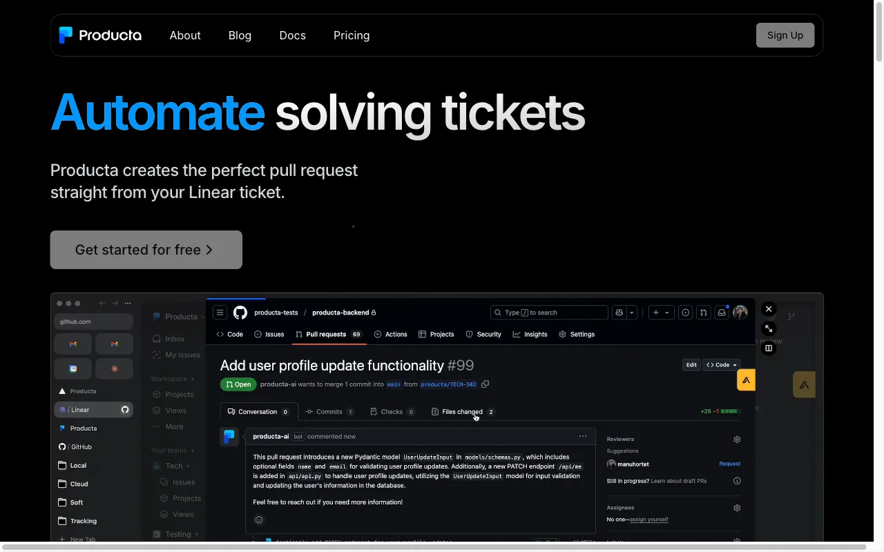 Producta — preview screenshot