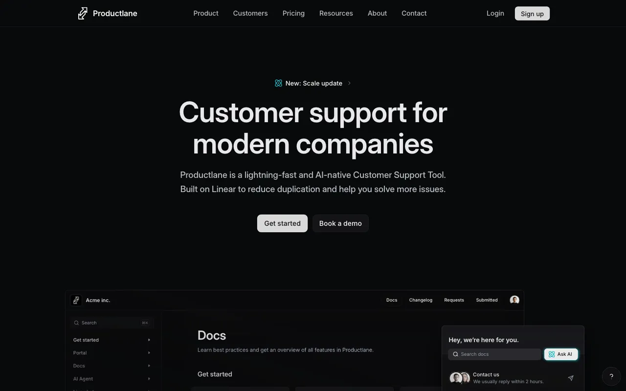 Productlane — preview screenshot