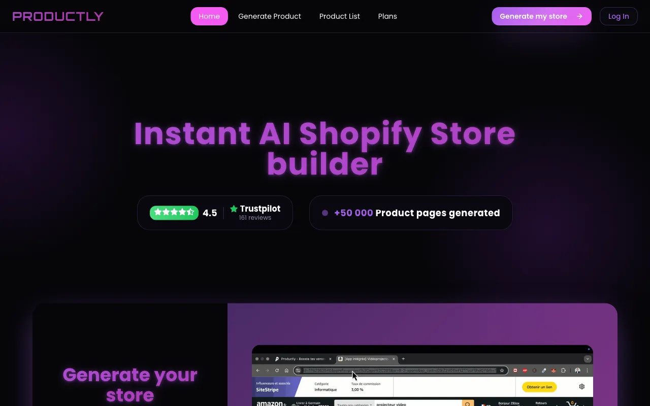 Productly — preview screenshot
