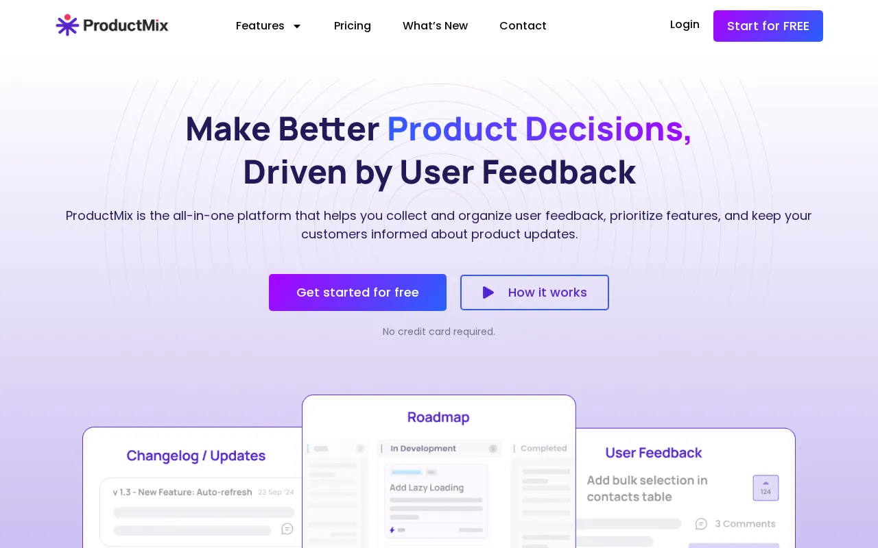 ProductMix — preview screenshot
