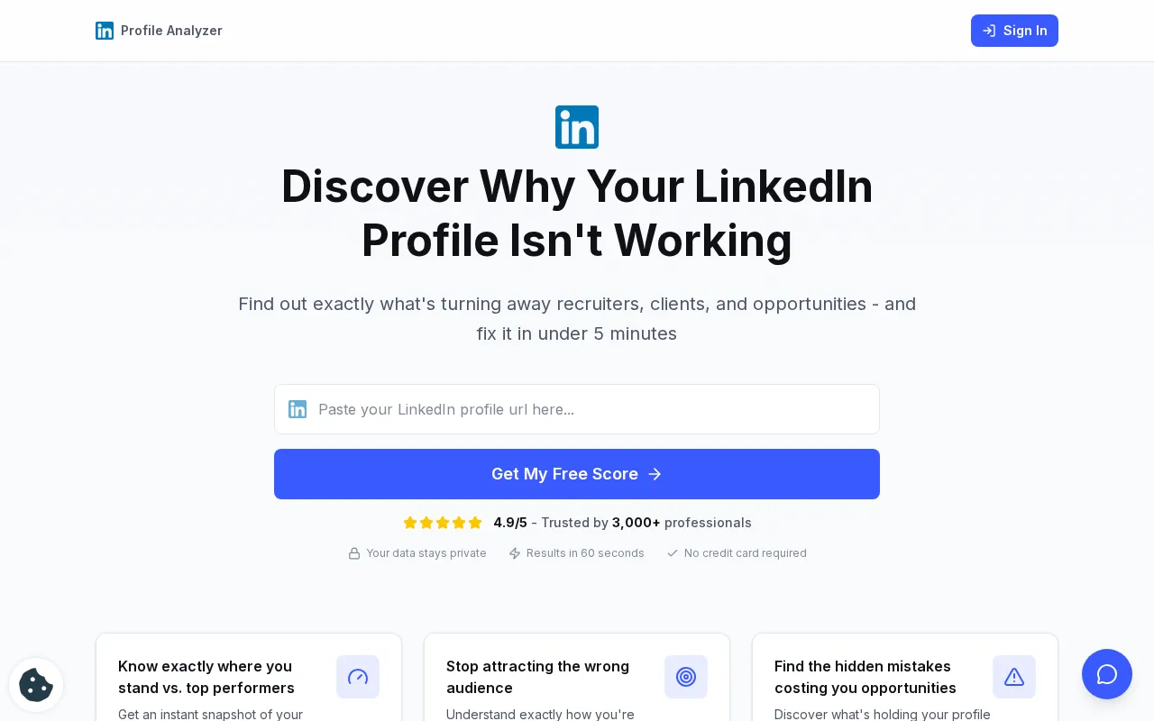 Profile Analyzer — preview screenshot