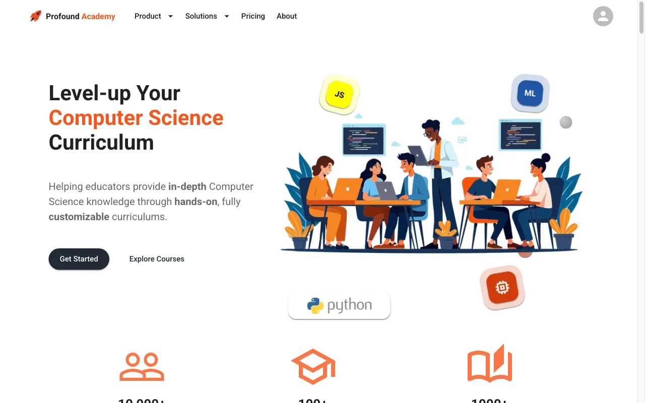 Profound Academy — preview screenshot