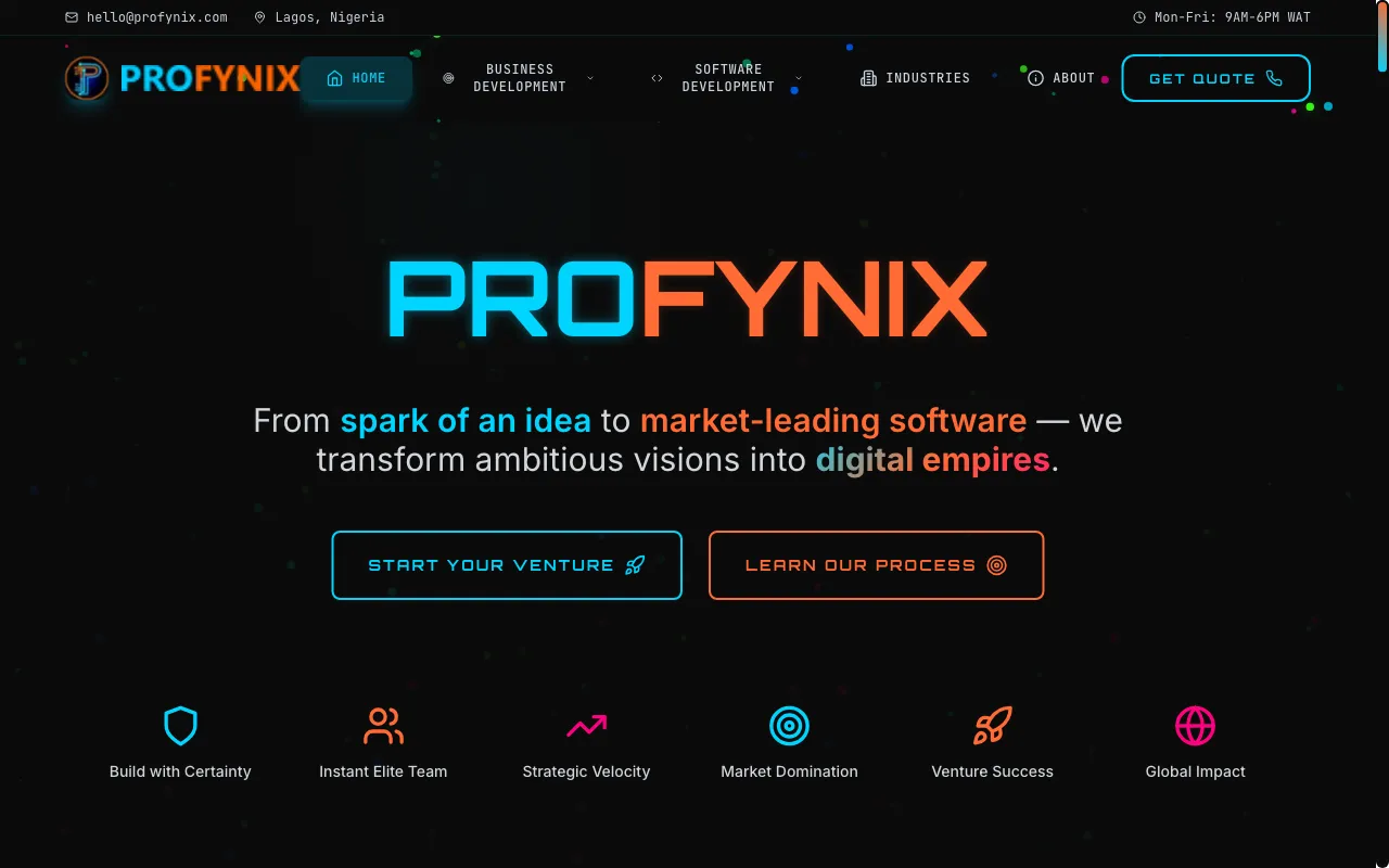 Profynix — preview screenshot