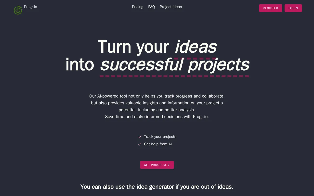 Progr.io — preview screenshot