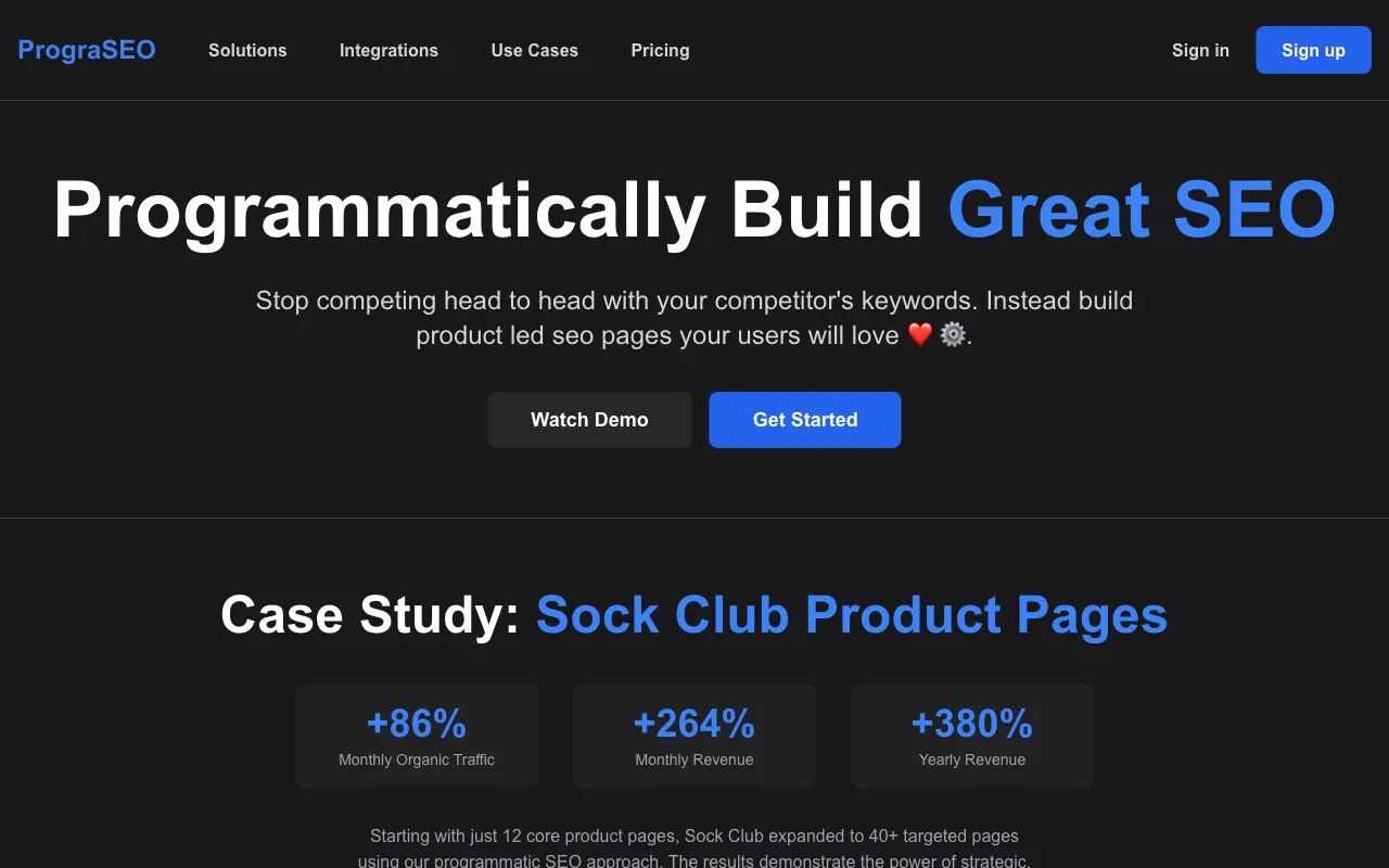 PrograSEO — preview screenshot