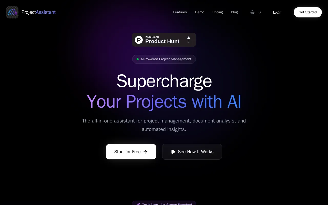 Project Assistant — preview screenshot