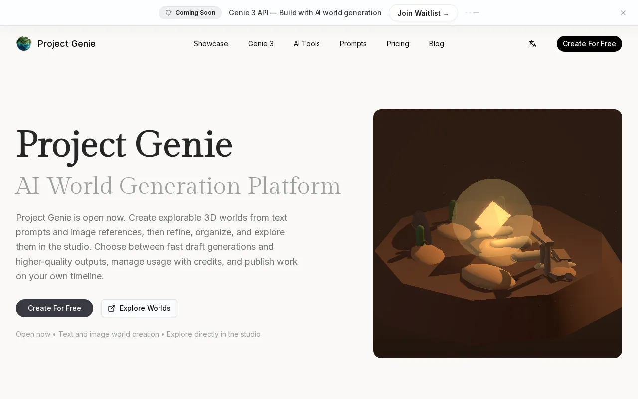 Project Genie — preview screenshot