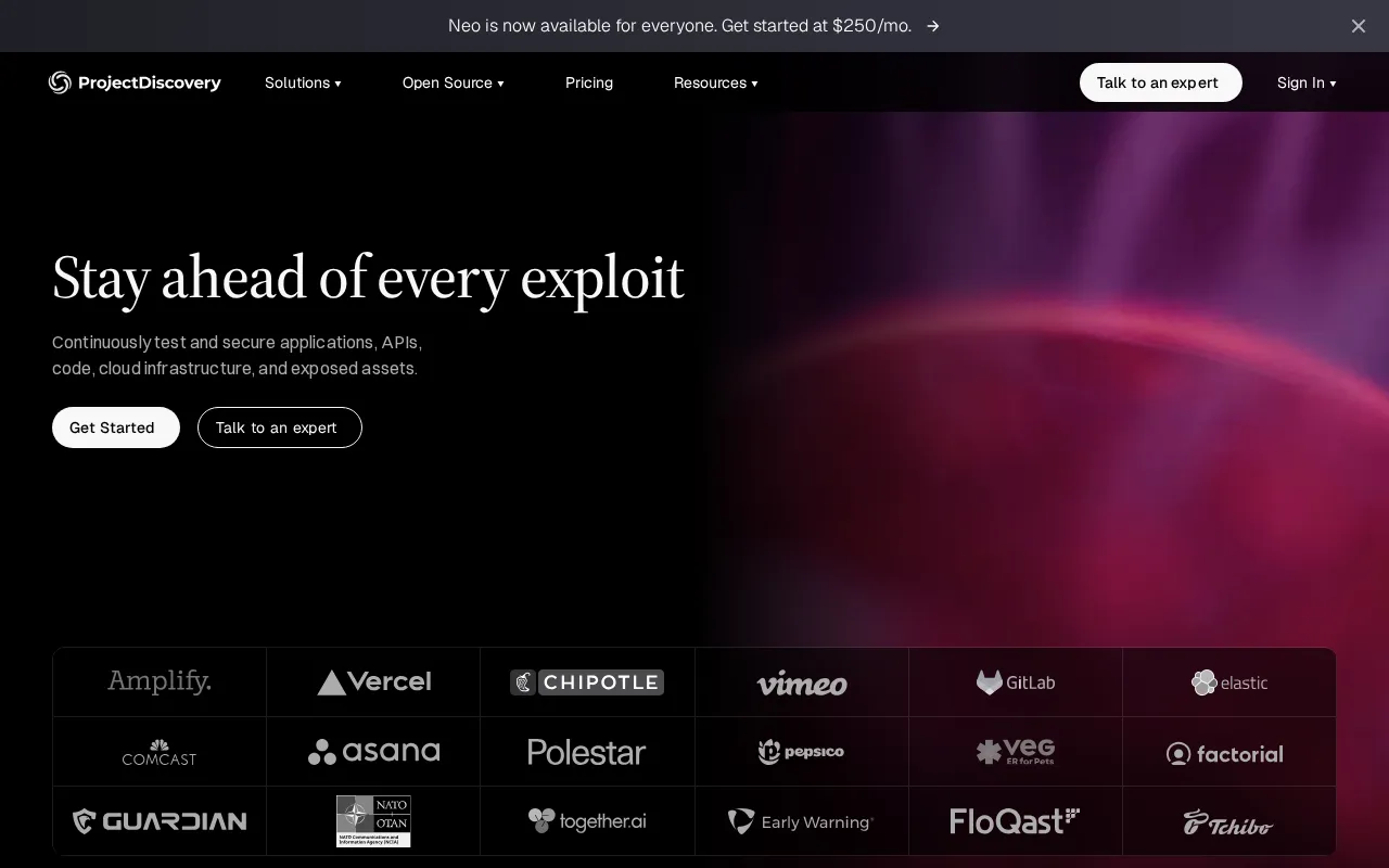 ProjectDiscovery — preview screenshot